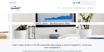 Gail Calder Bookkeepers Plus | Website Design Gold Coast | Break Tag Digital