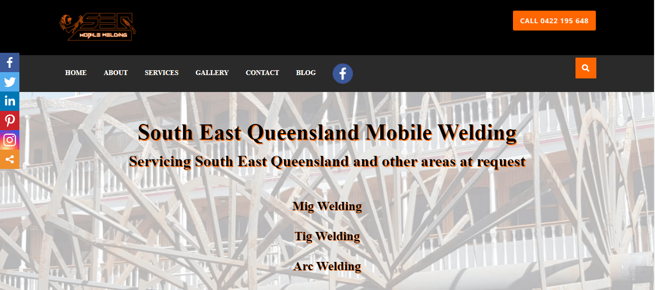 SEQ Mobile Welding | Website Design Gold Coast | Break Tag Digital